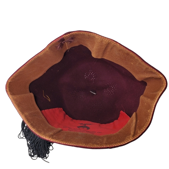Vintage MIZPAH Masonic Temple Shriner Fez Hat Tassel Embroidered - Picture 5 of 7